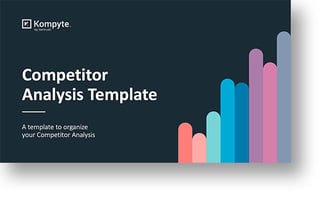 Cover of the competitor analysis template offer